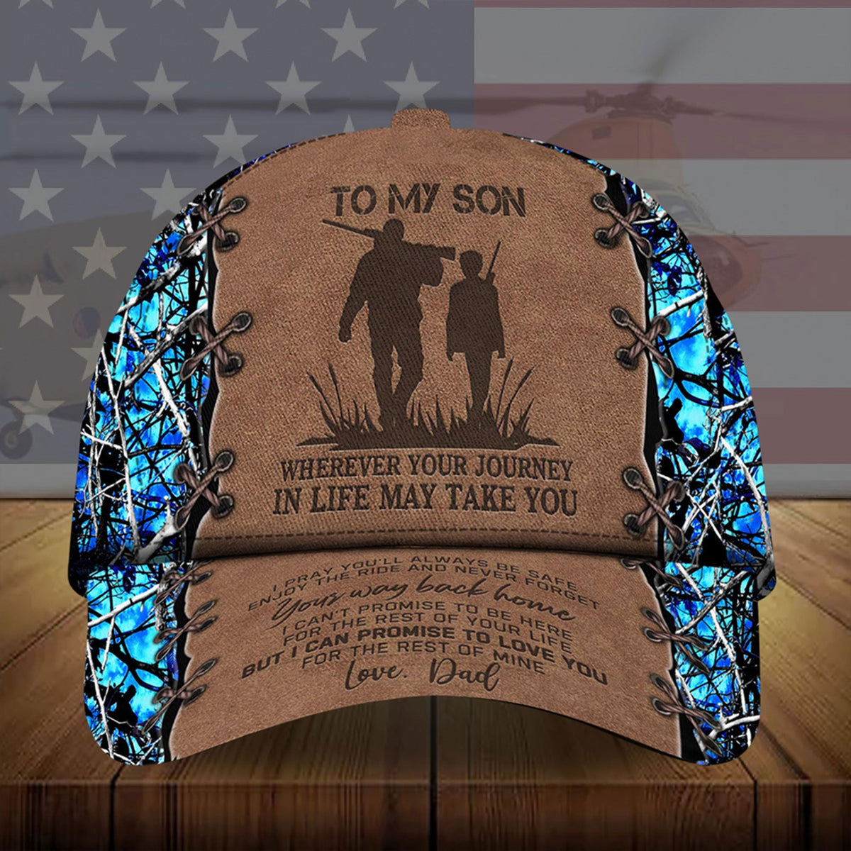 To My Son Hunting Camo 01 – Classic Cap