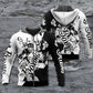 Boxing Spirit Black And White Art – 3D Hoodie