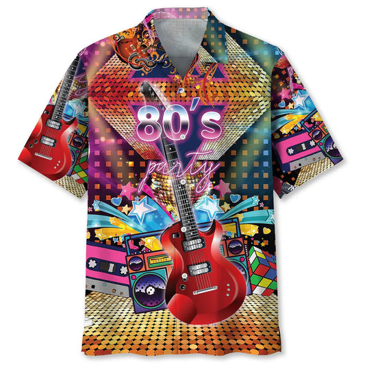 Hawaiian Shirt / Adults / S 80's Party Hawaiian Shirt