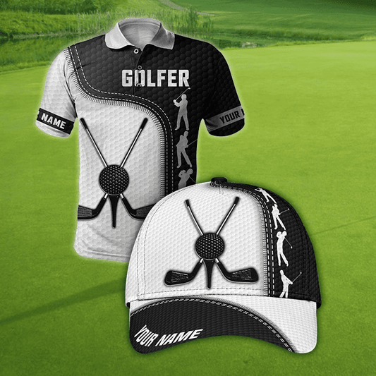 Personalized Golf Lover Combo Polo Cap – Classic Cap