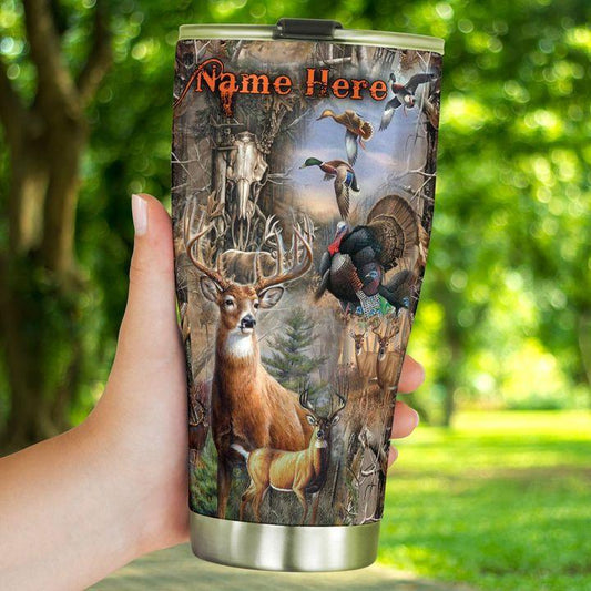 Hunting Love Deer 20 Oz Tumbler For Work Commute Camping And Everyday Drinkware Gifts