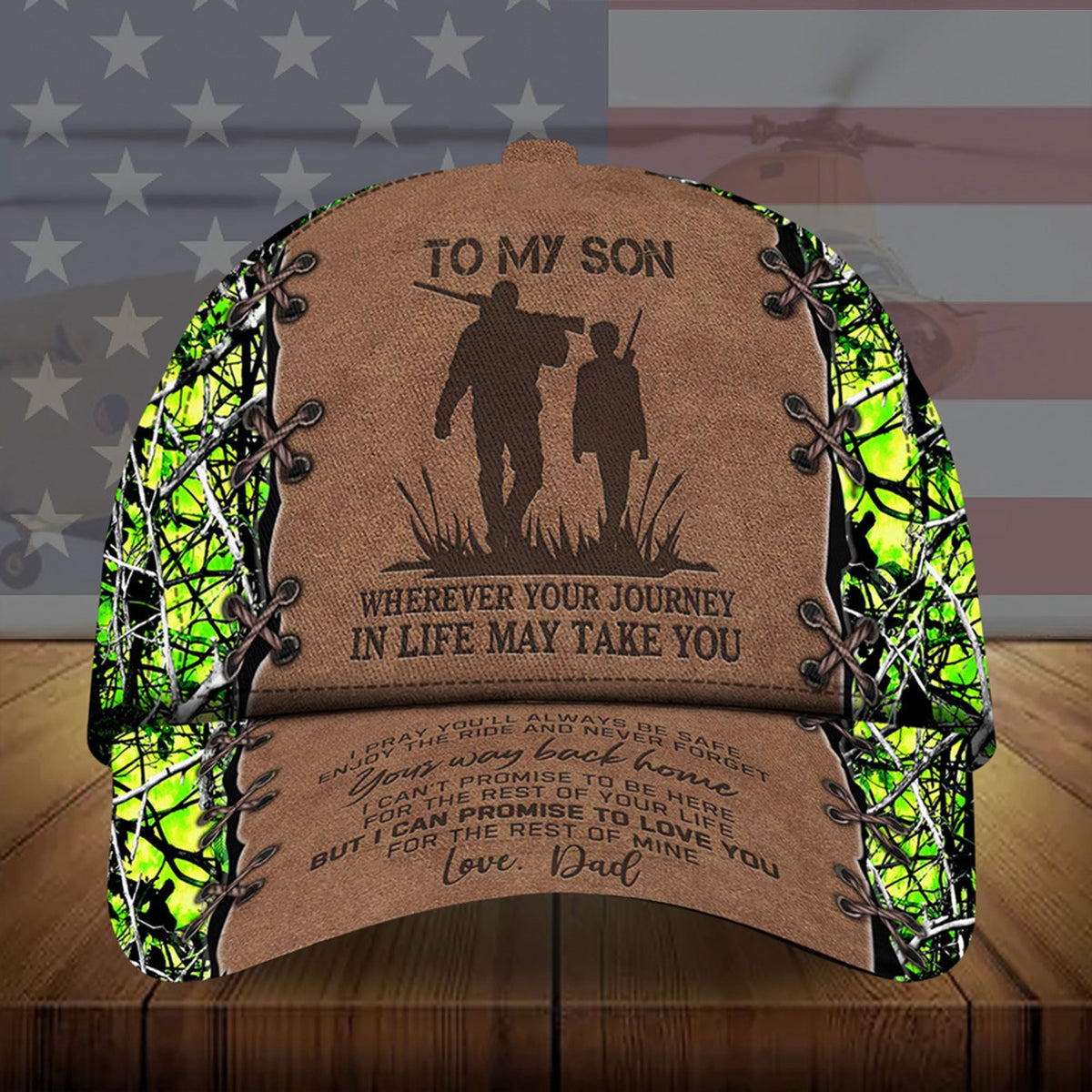 To My Son Hunting Camo 01 – Classic Cap