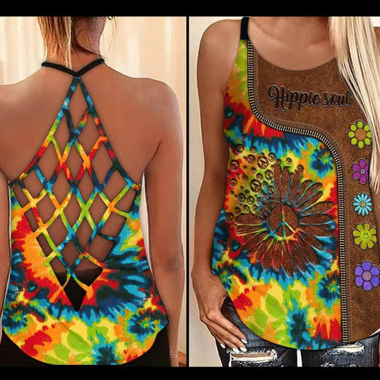Hippie Soul Color Peaceful Limited Edition 8 – Hollow Tank Top