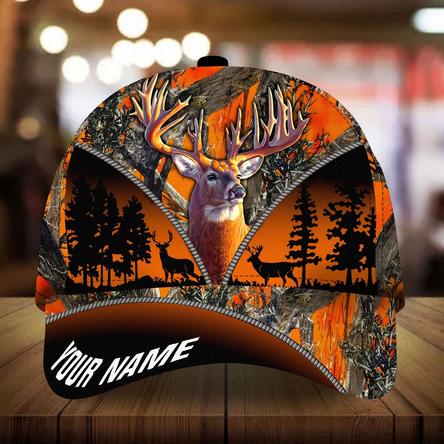Premium Cool Deer Hunting Art V2 Personalized – Classic Cap