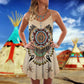 Native Peaceful Vibes Vintage – Women's Summer Sleeveless V-Neck Camisole Dress