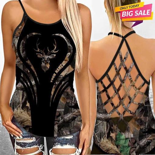 Hunting Lover Custom Name Limited Edition 8 – Hollow Tank Top