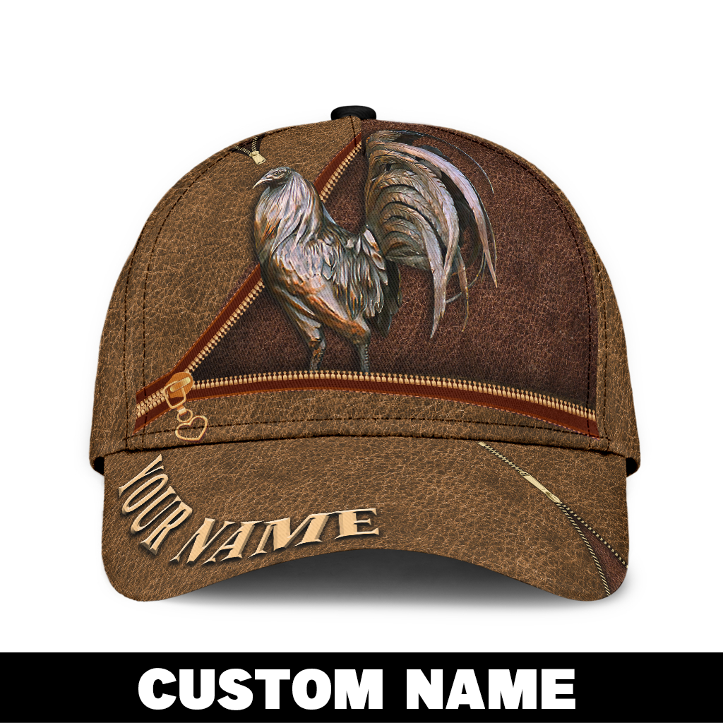 Personalized Rooster All Over Print – Classic Cap