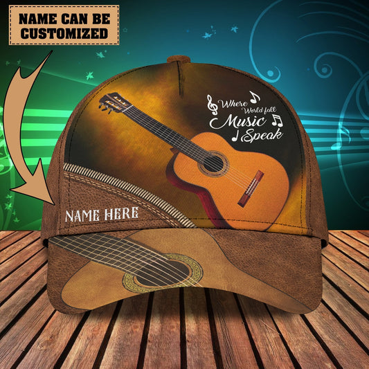 Guitar All Over Print – Classic Cap