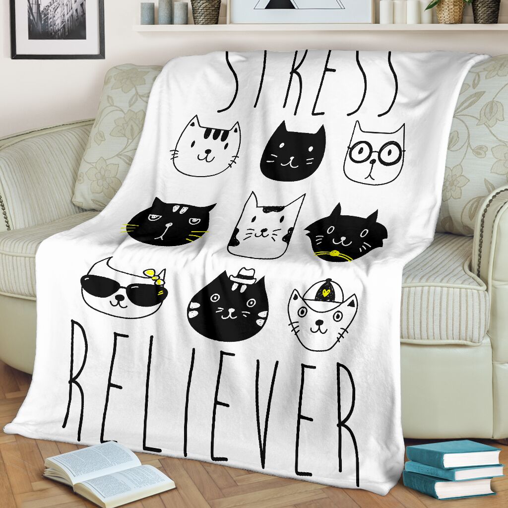 Cats Stress Reliever Flannel Blanket For Soft Bed Couch And Home Comfort