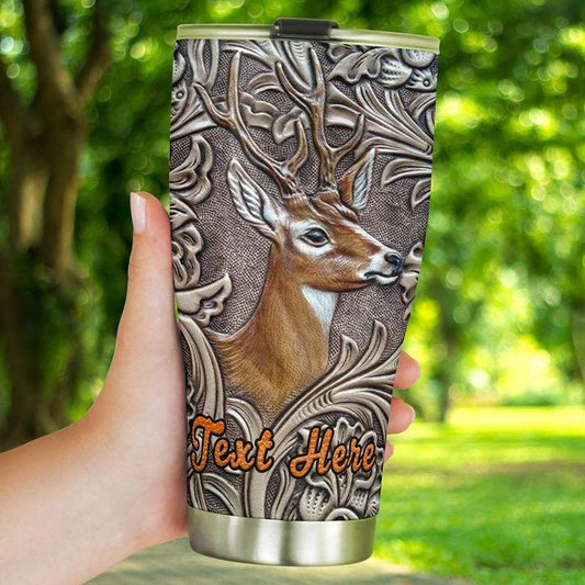 Hunting Love Deer 20 Oz Tumbler For Daily Coffee Tea Water Travel And Gift Ideas