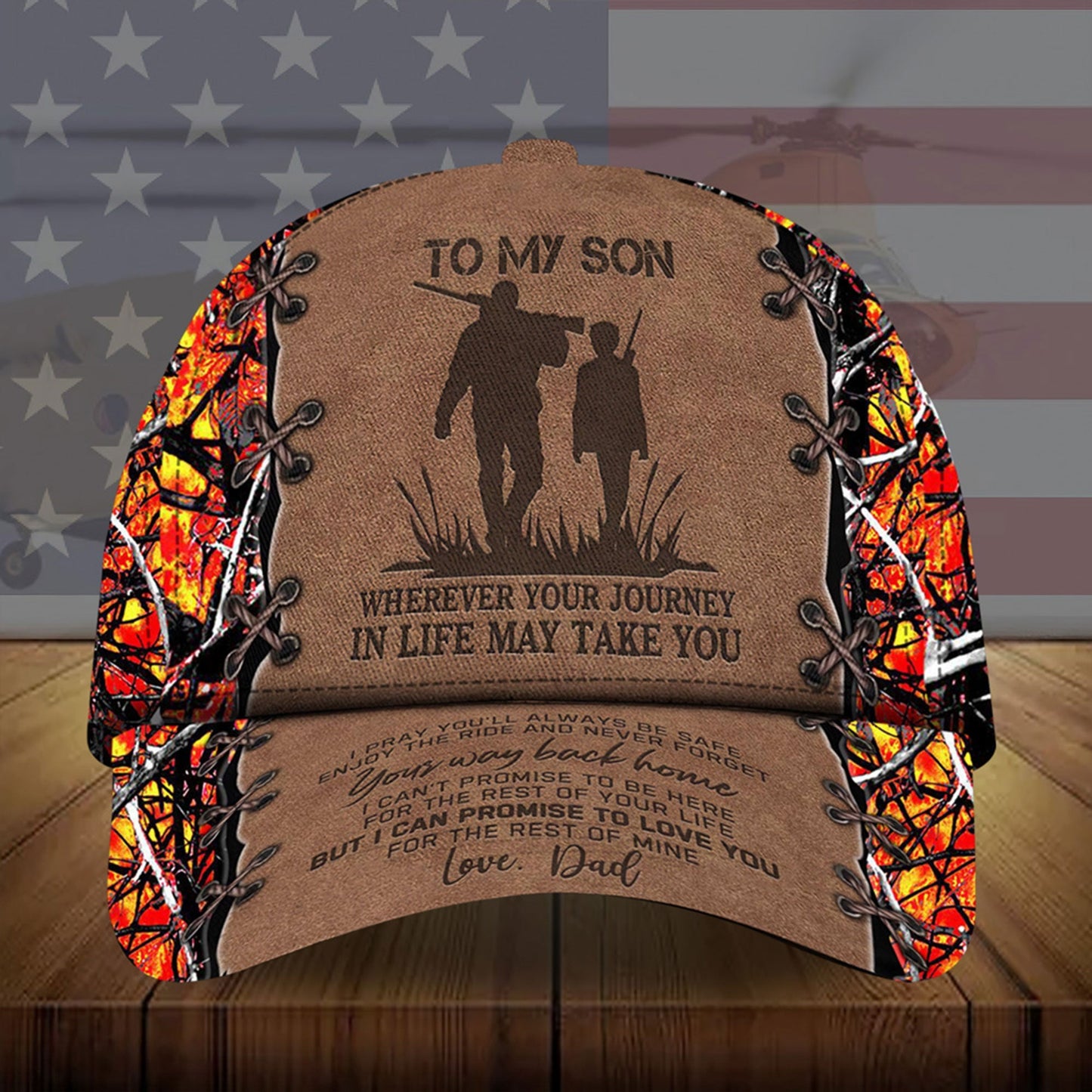 To My Son Hunting Camo 01 – Classic Cap