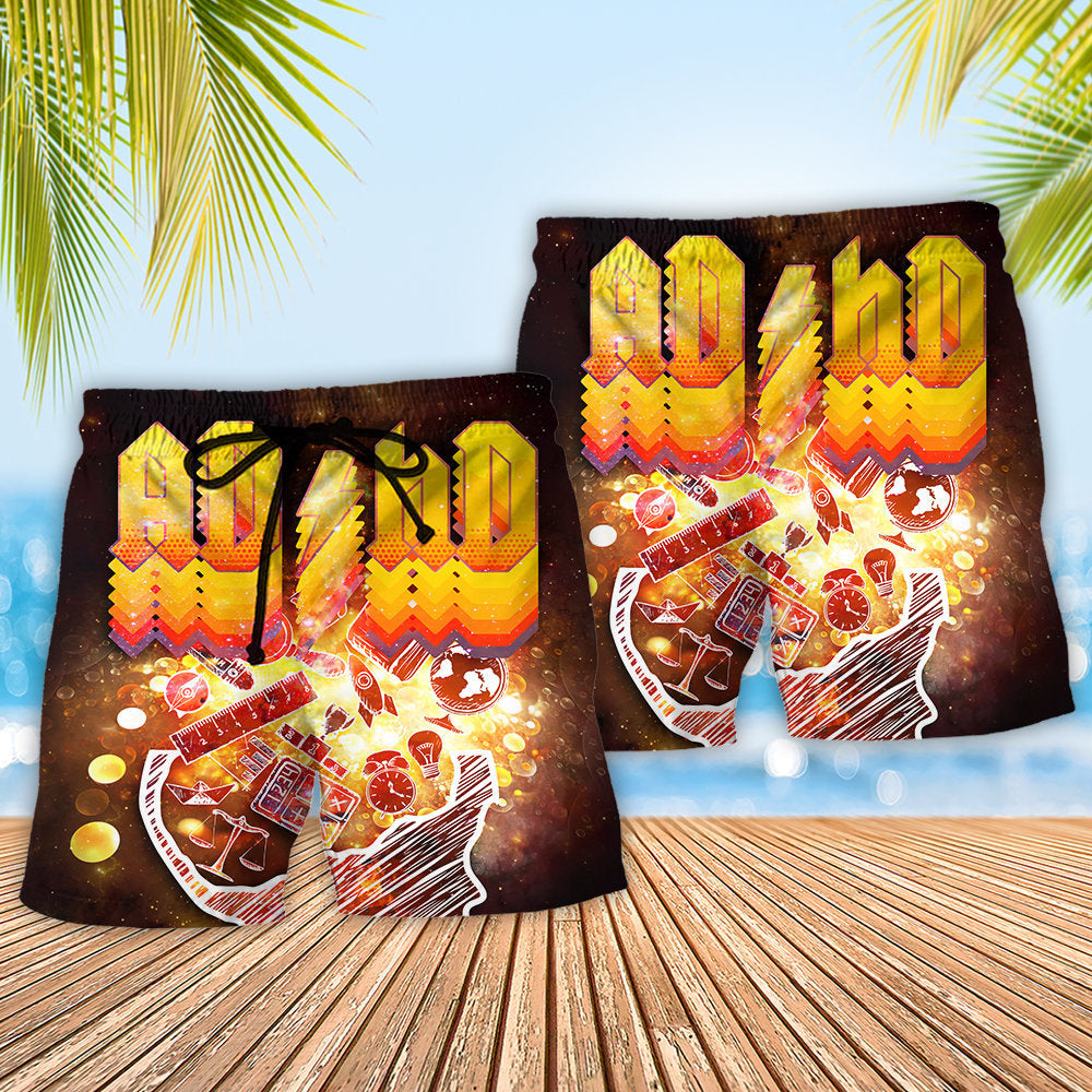 ADHD Awareness Life Theme – Beach Short