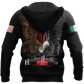 Mexican American Two Eagles Art - 3D Hoodie