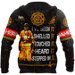 Retired Firefighter Custom Name Art – 3D Hoodie