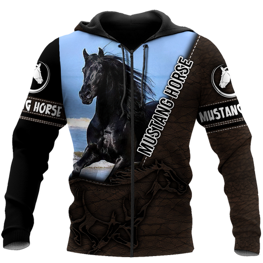 Horse Love 3D Printed Art – 3D Hoodie