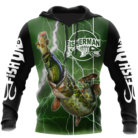 Collection Great Fish Eats The Small Green – 3D Hoodie