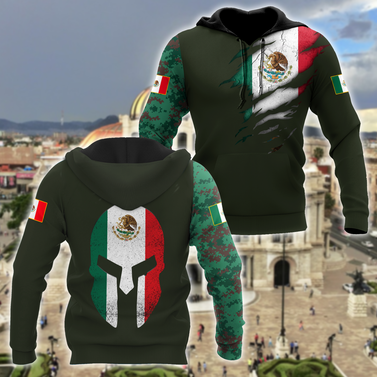 Mexican Heritage Art - 3D Hoodie