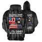 American Never Forget Patriotic Art – 3D Hoodie