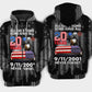 Zip hoodie / S America never foget - Bomber jacket - BOMJ02NVC310821 - Owls Matrix LTD