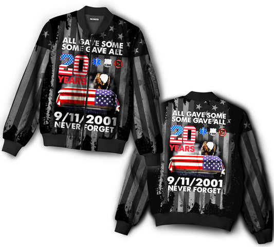 America never foget - Bomber jacket - BOMJ02NVC310821 - Owls Matrix LTD
