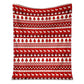 Asl Christmas White And Red 50 x 60 Inch Flannel Blanket For Cozy Bedroom And Sofa Decor