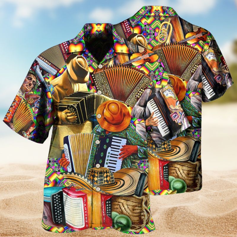 Accordion Speaks Music Style – Hawaiian Shirt