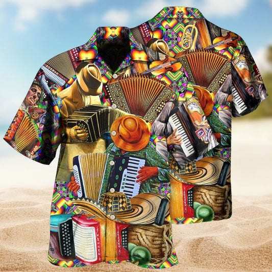 Accordion Speaks Music Style – Hawaiian Shirt