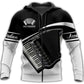 Accordion Is My Life Black And White - 3D Hoodie