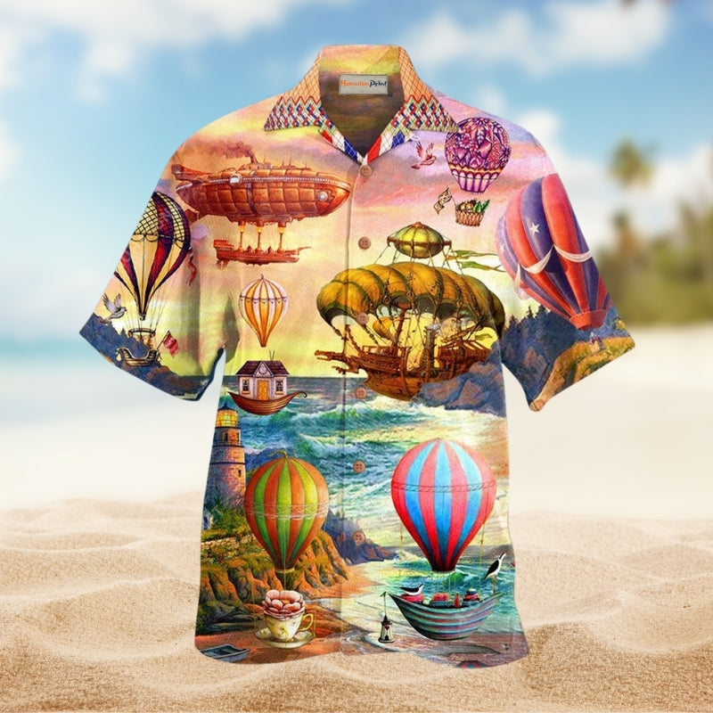 Air Balloon Steampunk Limited Edition – Hawaiian Shirt