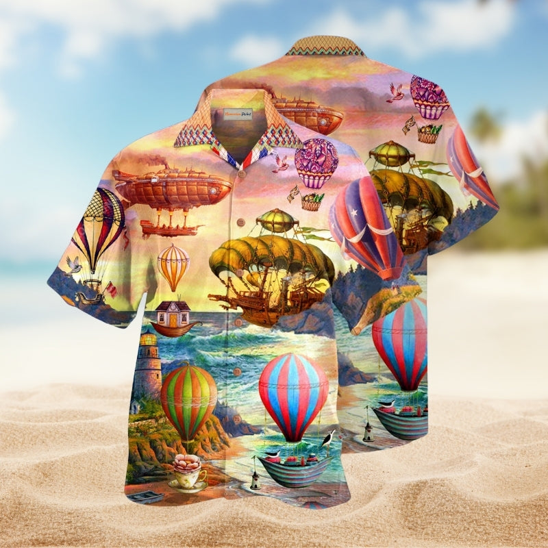 Air Balloon Steampunk Limited Edition – Hawaiian Shirt