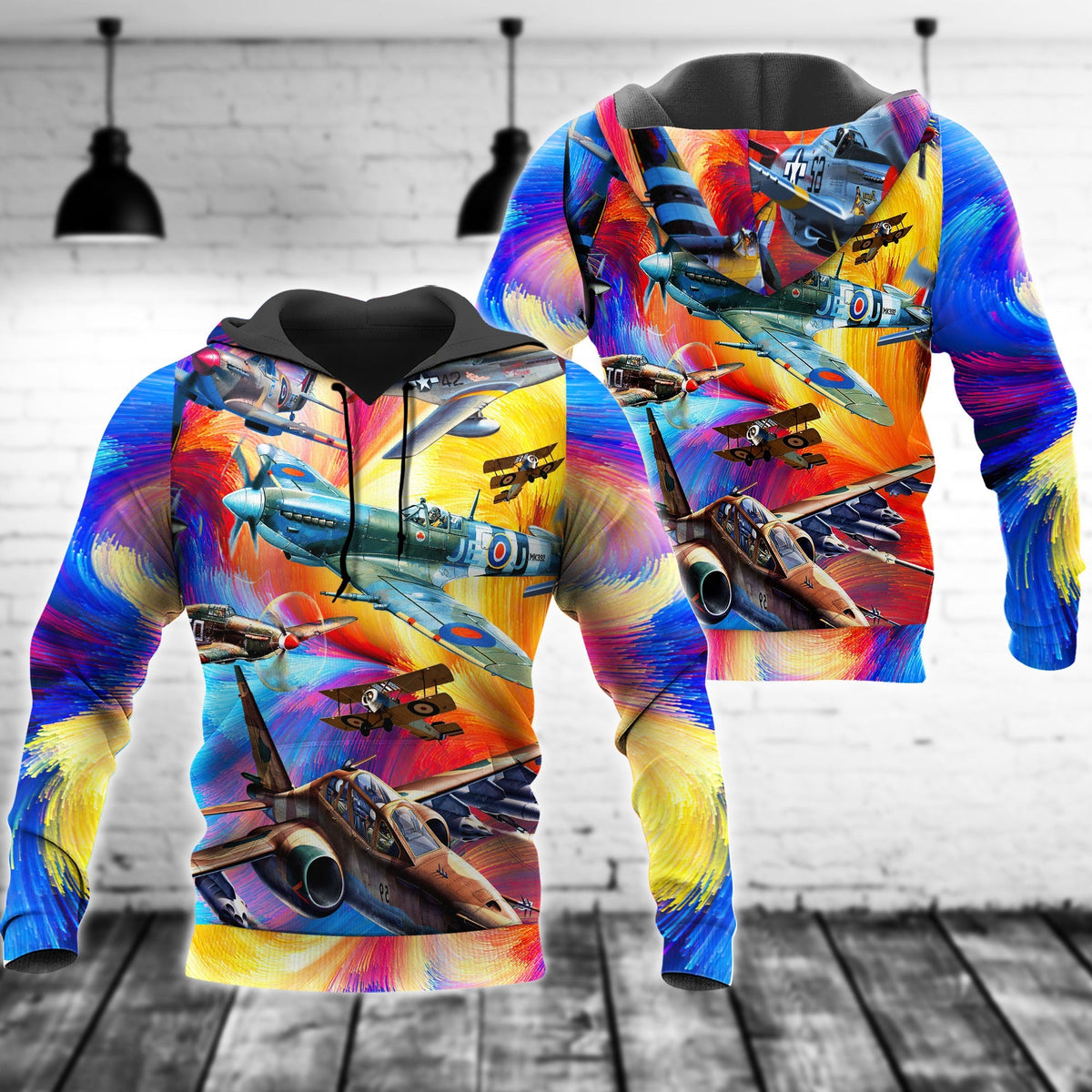 Aircraft Adventure Begins Art – 3D Hoodie