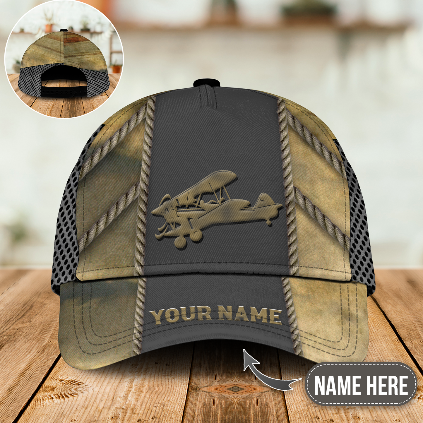 Combat Aircraft The Sky Is Calling Personalized – Classic Cap