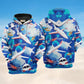 Airplane Eat Sleep Fly Quote Art – 3D Hoodie
