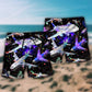 Airplane Dreamy Galaxy Flight Art – Beach Short