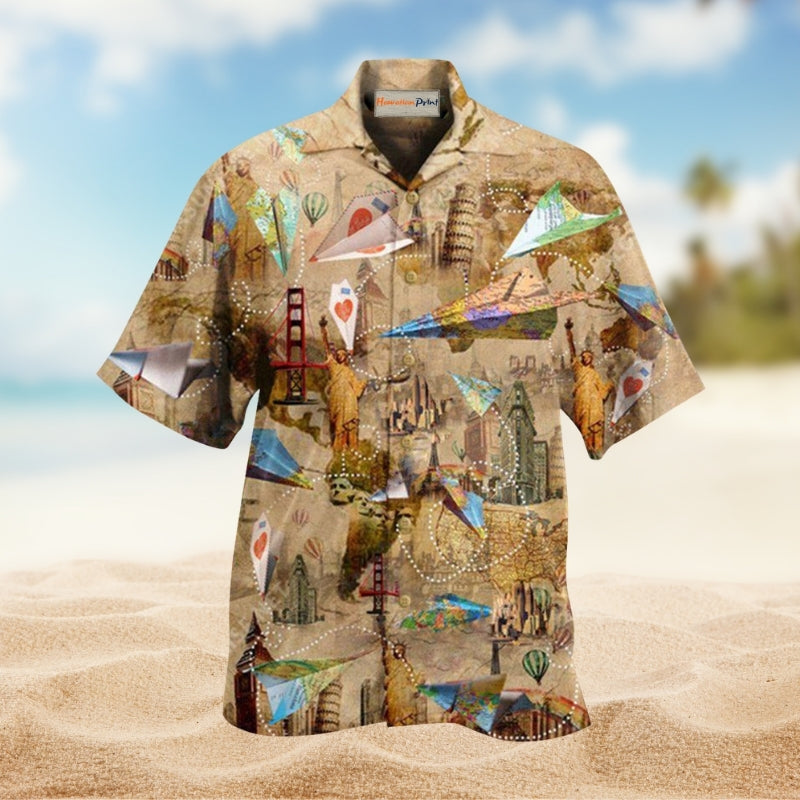 Airplanes Enjoy The Flight Edition – Hawaiian Shirt