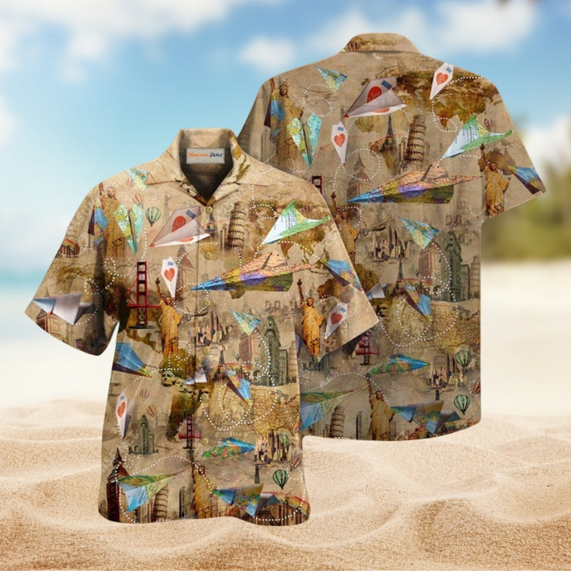 Airplanes Enjoy The Flight Edition – Hawaiian Shirt