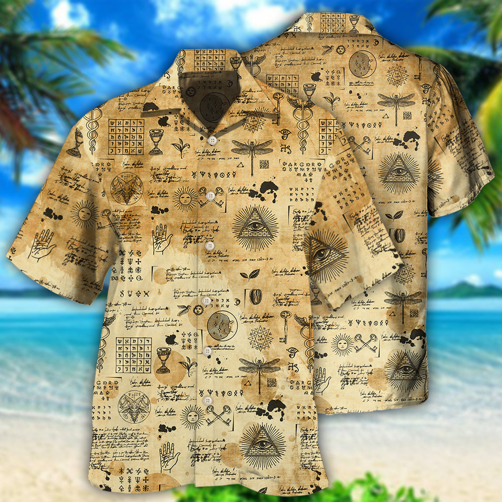 Alchemy Egypt Mystical Art - Hawaiian Shirt