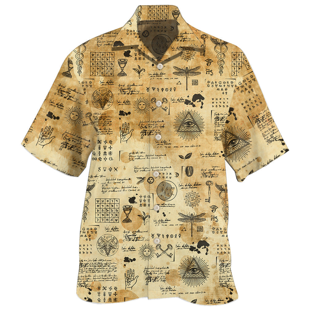 Alchemy Egypt Mystical Art - Hawaiian Shirt