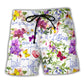 I Like Math Floral Creative – Beach Short