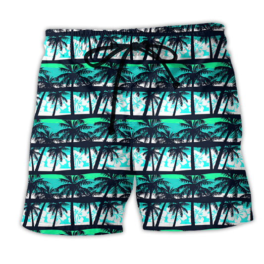 Alien Tropical Coconut Theme – Beach Short