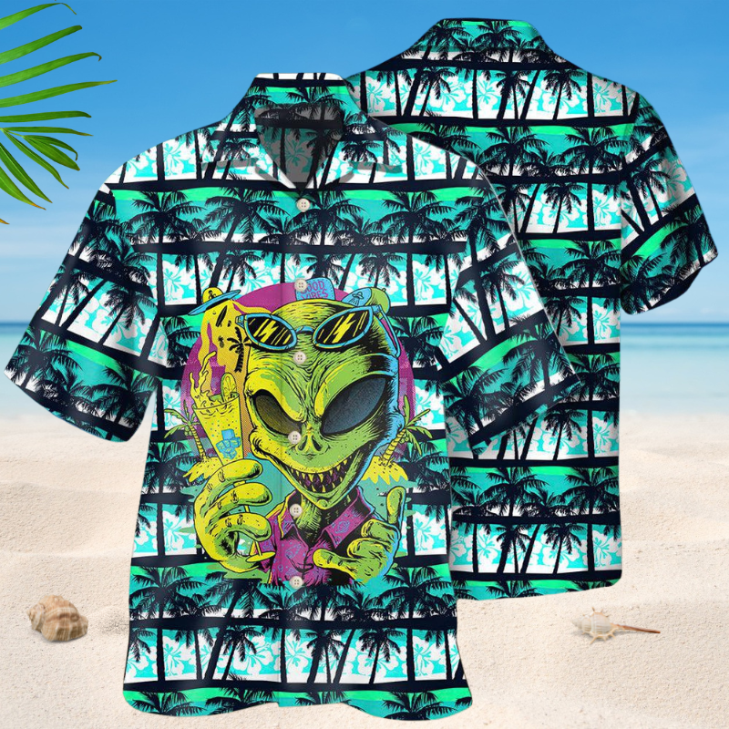Alien Tropical Style – Hawaiian Shirt
