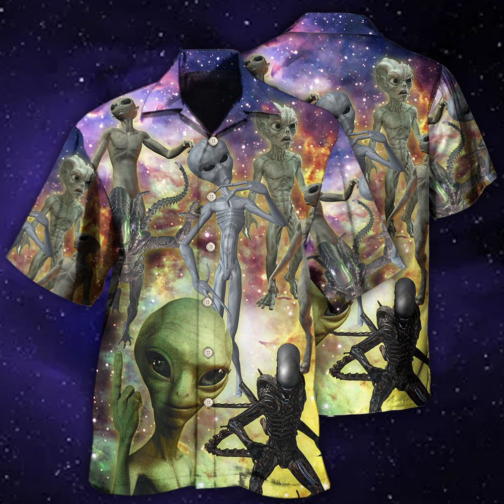 Alien Mysterious Galaxy Style – Hawaiian Shirt