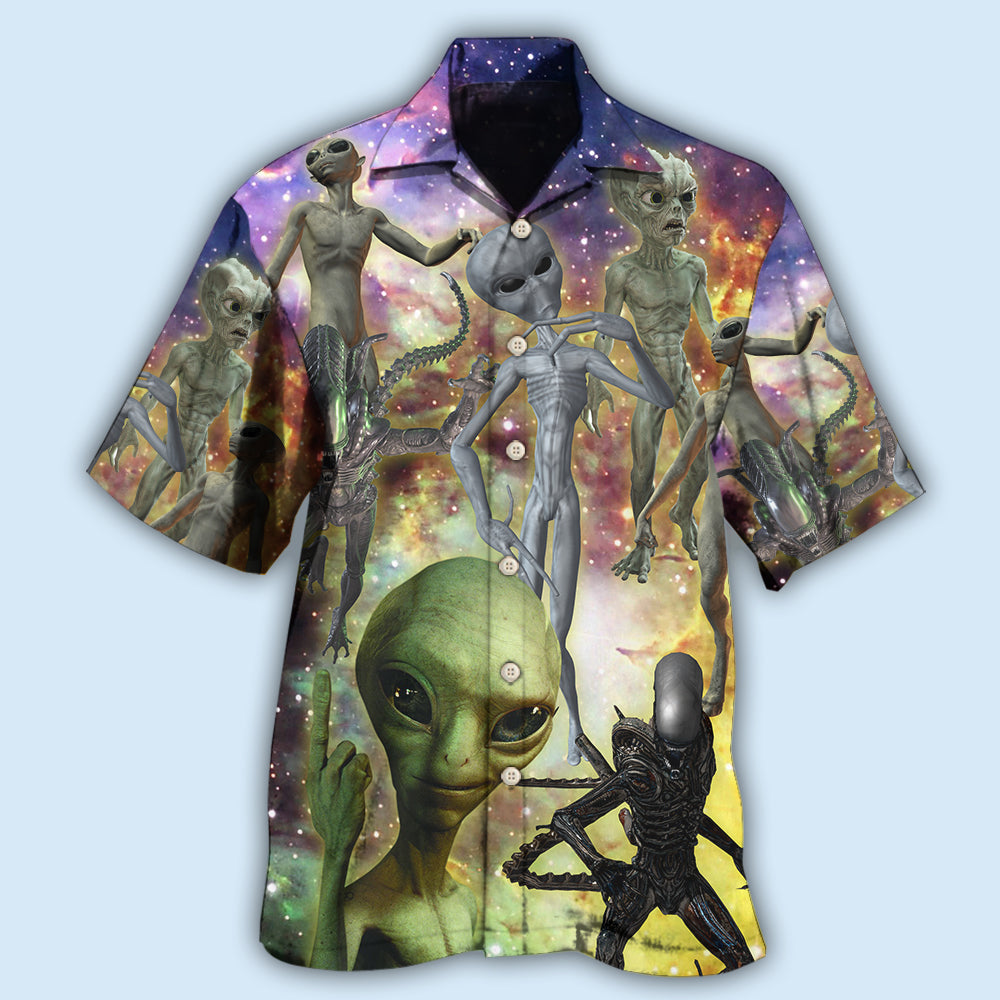 Alien Mysterious Galaxy Style – Hawaiian Shirt
