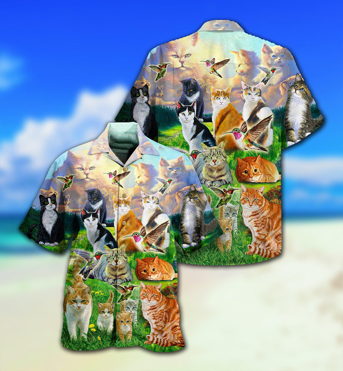 All Cats Go To Heaven Edition – Hawaiian Shirt