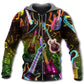 All You Need Is Guitar Quote - 3D Hoodie