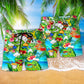 Alligator Chef Tropical Floral - Beach Short