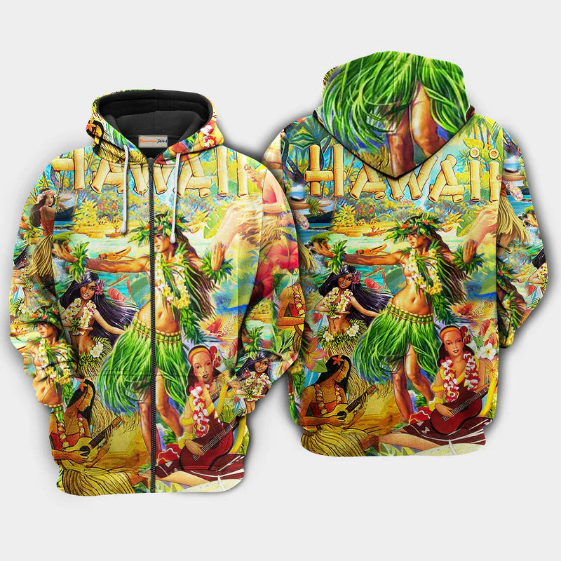 Aloha Spirit Hawaii Quote – 3D Hoodie