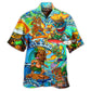 Aloha Tiki Surfing Into The Sunset Limited Edition – Hawaiian Shirt