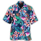 Aloha Tropical Floral Summer Time - Hawaiian Shirt