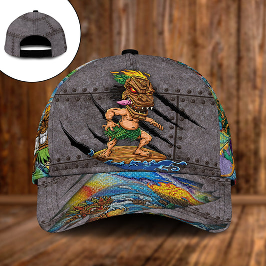 Aloha Tiki Surf Sunset Style – Classic Cap